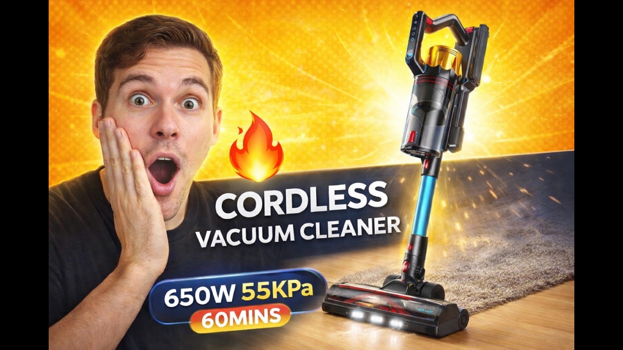 Best budget Cordless Stick Vacuum Review 2026 — Powerful Suction Test & Full Demo!