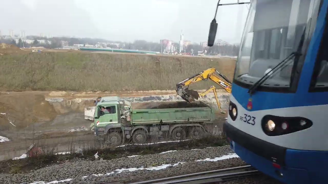 Węzeł Grębałów 21.01.2025