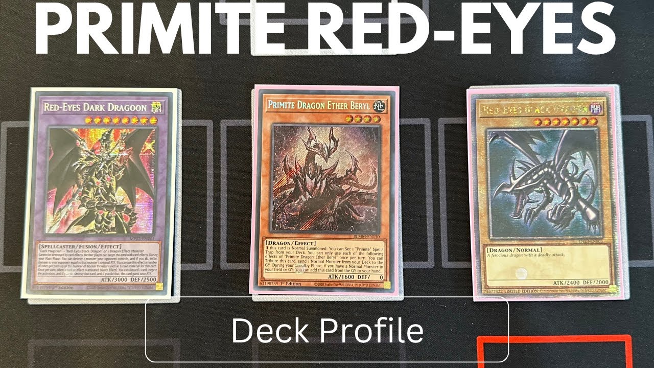 Primite Red-Eyes 2025 Deck Profile (w/ Side Deck & Combo Guide)
