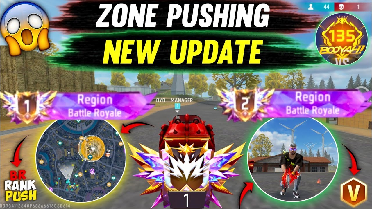 ZONE SURVIVAL IN NEW UPDATE 😀 BEST STRATEGY WITH ZONE PUSHING 👿 SEASON - 49