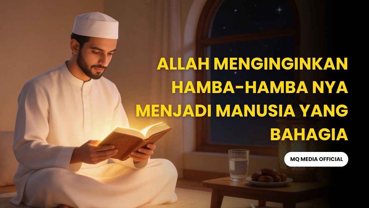 ALLAH MENGINGINKAN HAMBA-HAMBA NYA MENJADI MANUSIA YANG BAHAGIA