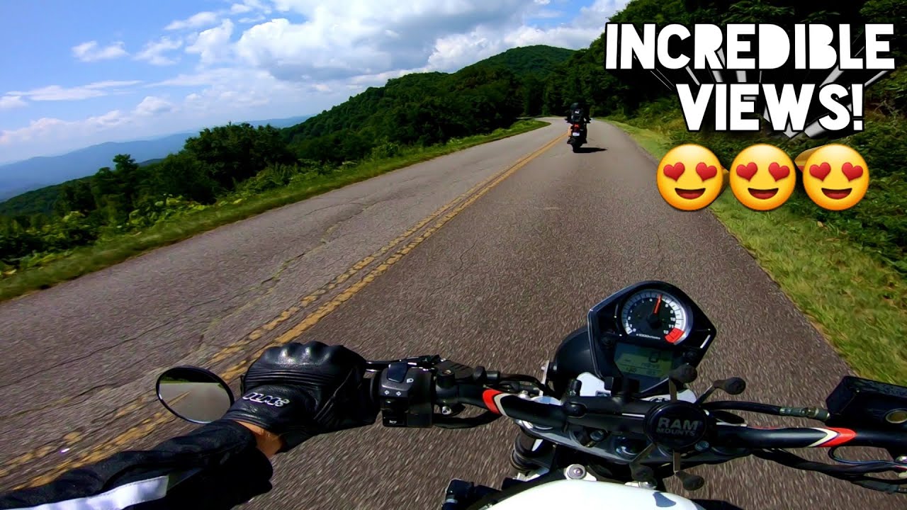 Cruise on the Blue Ridge Parkway! ( SV650 POV Pure Sound ASMR )