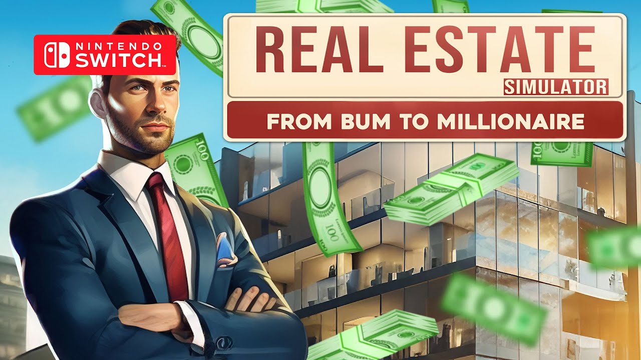 REAL ESTATE Simulator &ndash; FROM BUM TO MILLIONAIRE Gameplay Nintendo Switch