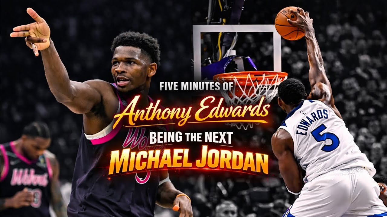 Five minutes of Anthony Edwards being the next Michael Jordan