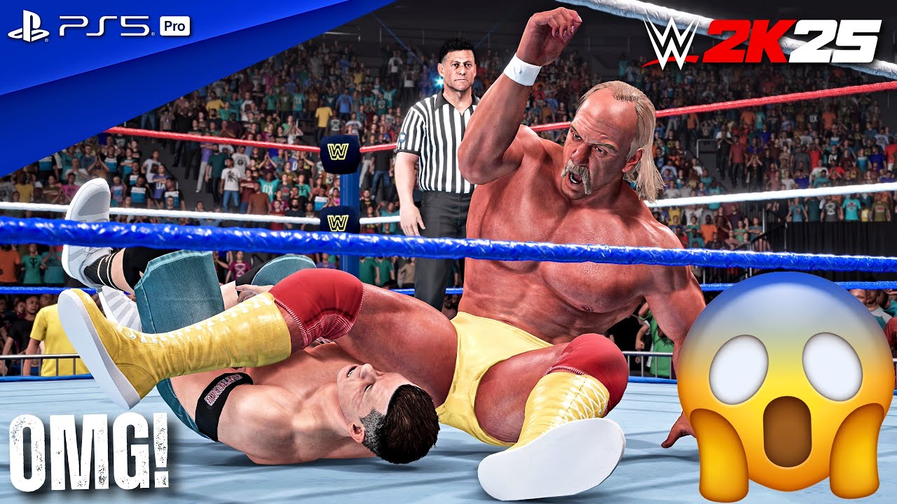 WWE 2K25 - Hulk Hogan vs. John Cena (c) - WWE Championship Match | PS5 Pro [4K60]