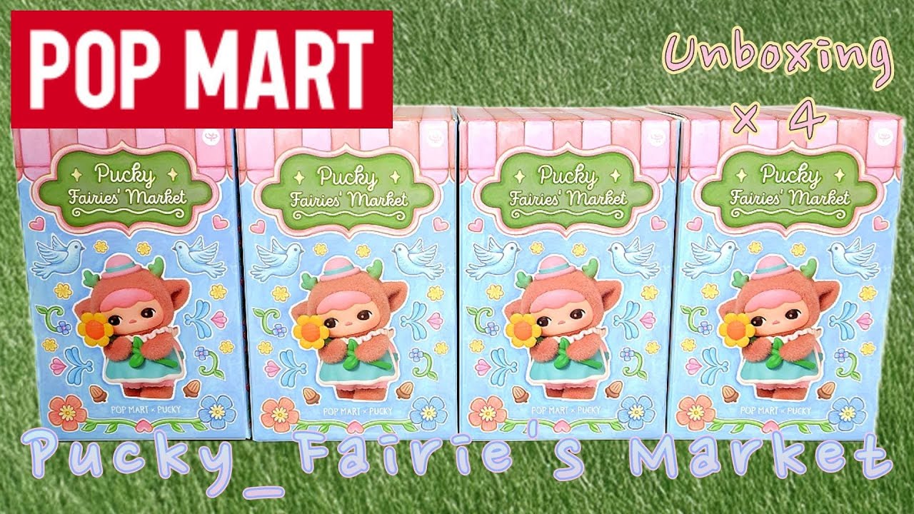 【PUCKY】プッキーたちが集う小さなマーケット🌷やさしい世界観【POP MART】