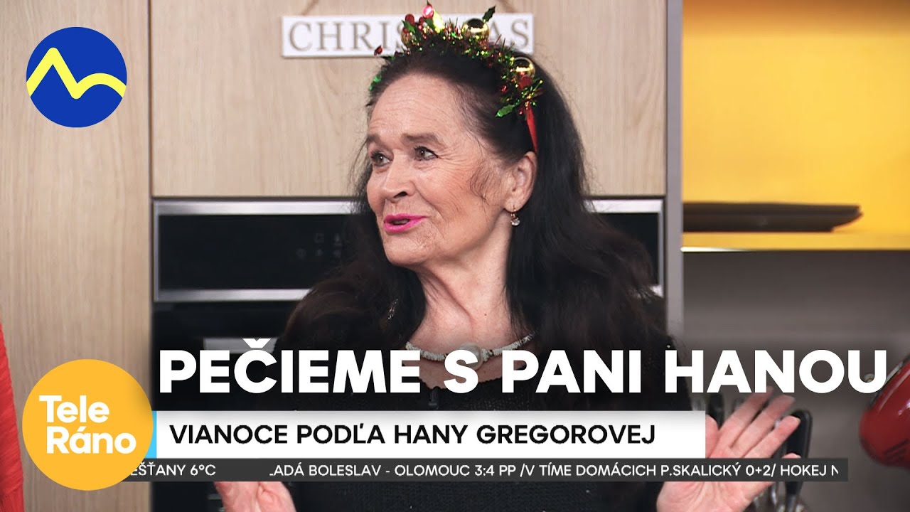 Pečieme s Hanou Gregorovou, na Vianoce | Teleráno