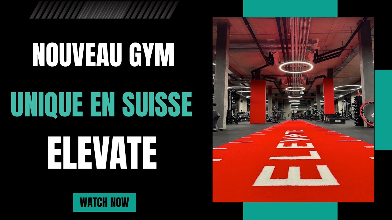Découvrez ELEVATE, le nouveau gym de Nicolas Vullioud