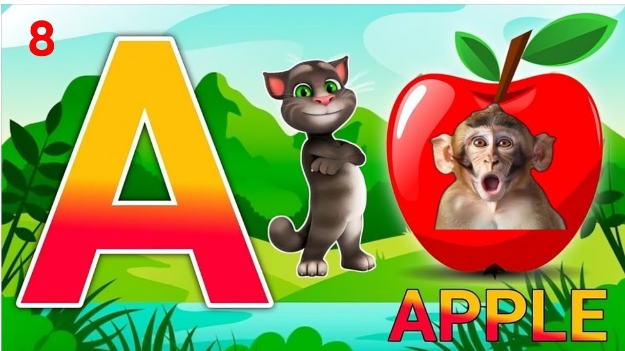 Phonics Song 2 with TWO Words in 3D - A For Airplane - ABC Alphabet Songs with Sounds for Children