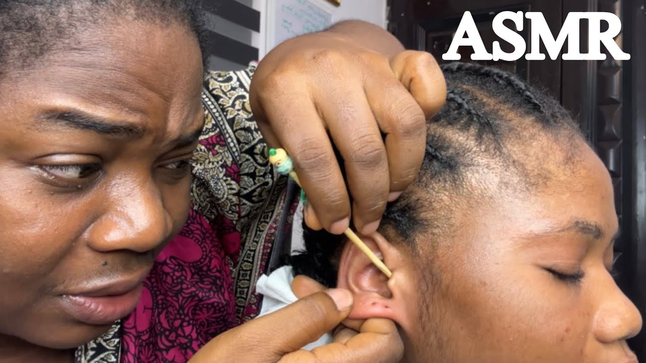 ASMR✨SATISFYING DEEP EAR NITPICKING CLEANING MASSAGE 