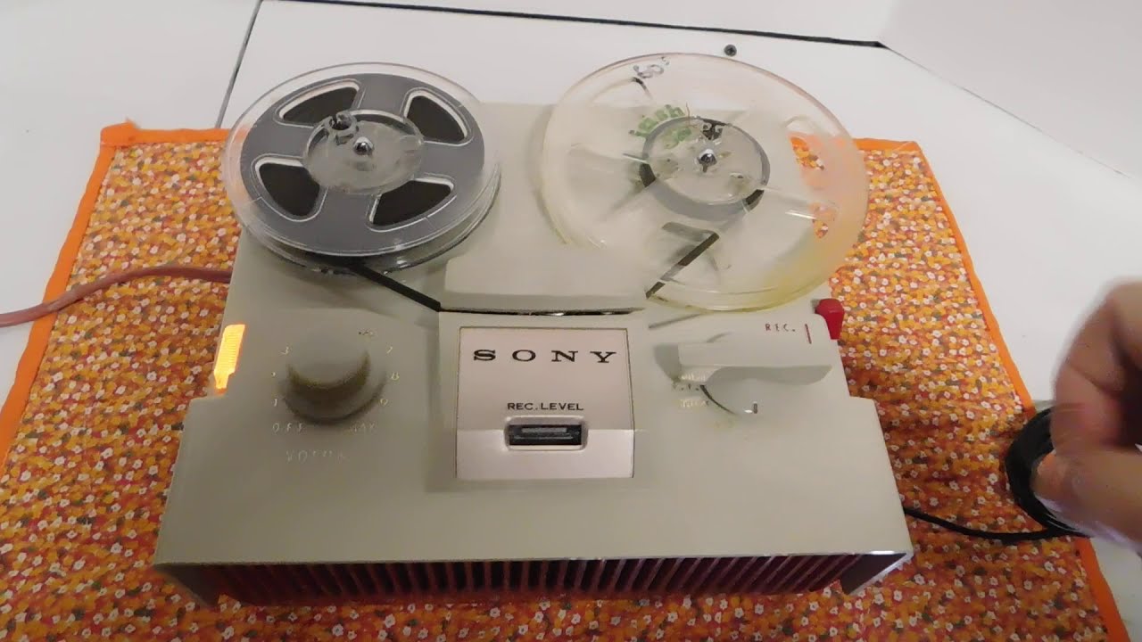 Sony Tapecorder Reel to Reel 111 Demo 1