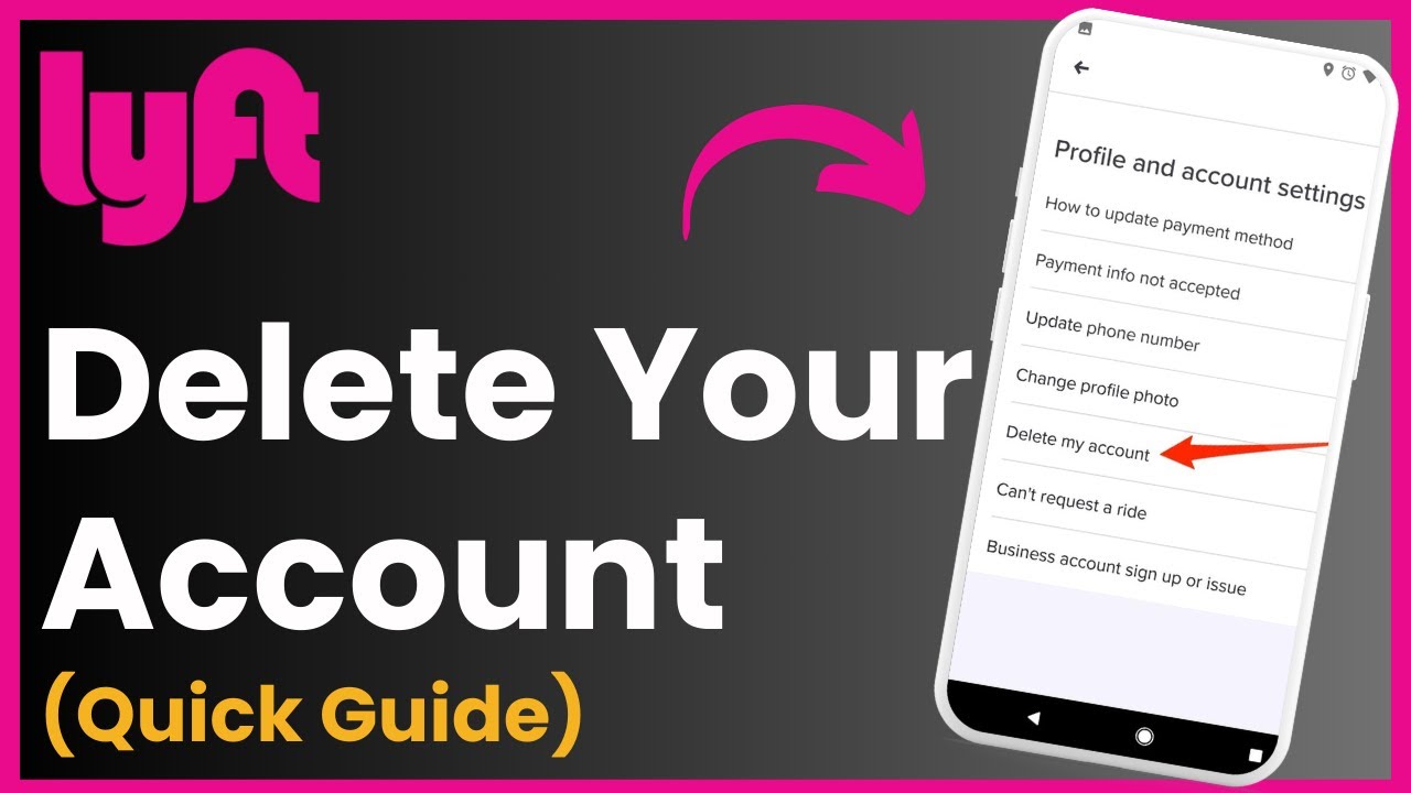 How To Delete Lyft Account !