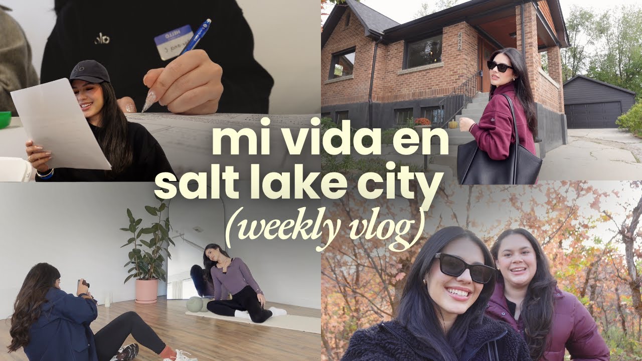 🍂 Weekly Vlog I club de inglés, sesión de fotos, buscando casa & otoño en Salt Lake City