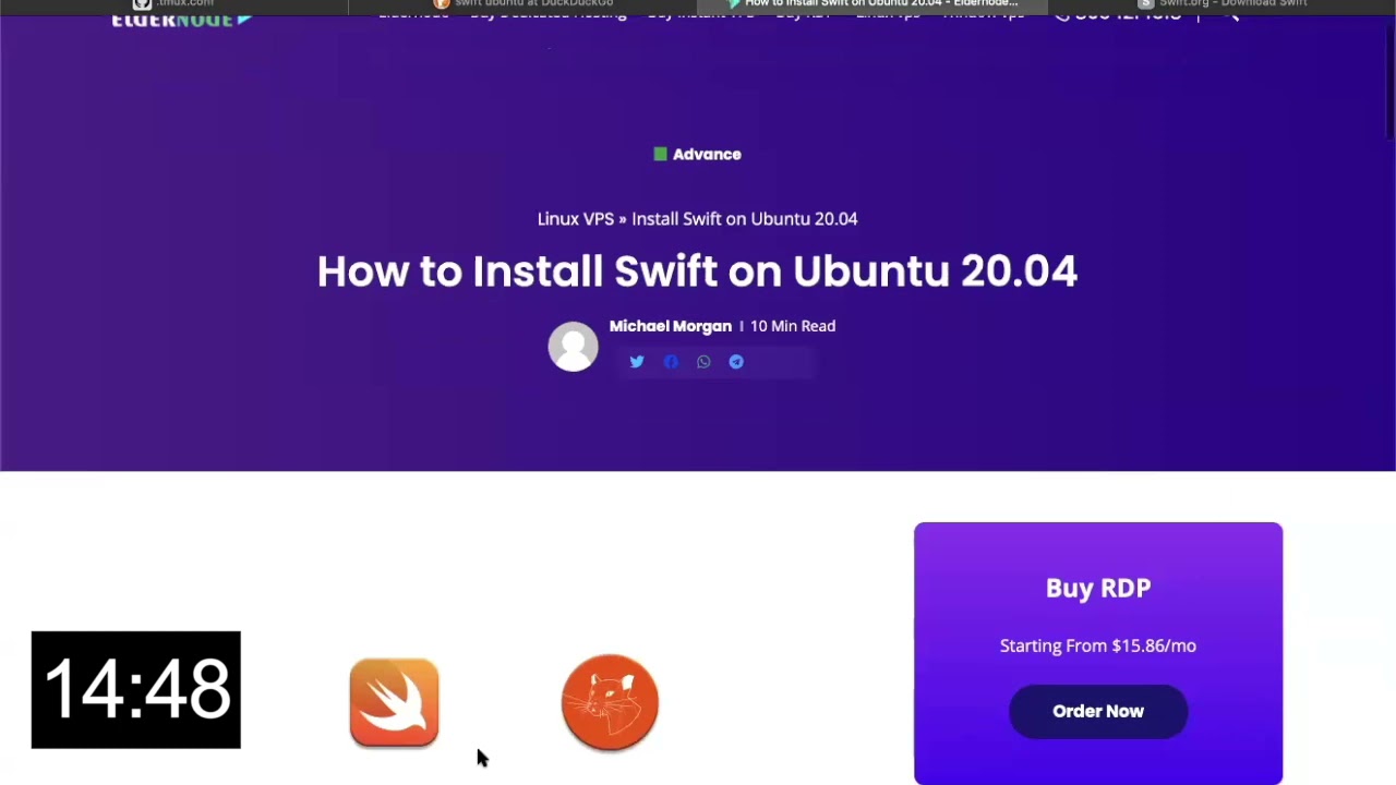 Покоряем Swift (Ubuntu, Vim, Tmux)