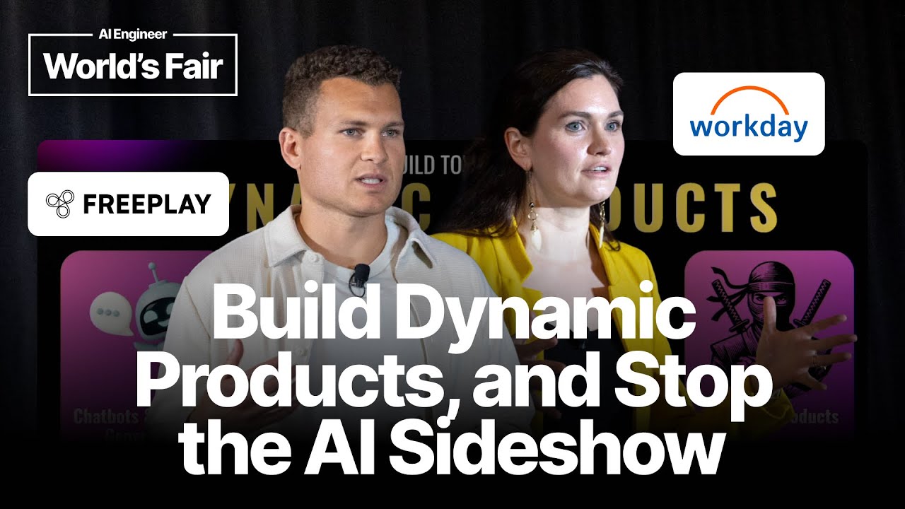 Build Dynamic Products, and Stop the AI Sideshow &mdash; Eliza Cabrera (Workday) + Jeremy Silva (Freeplay)