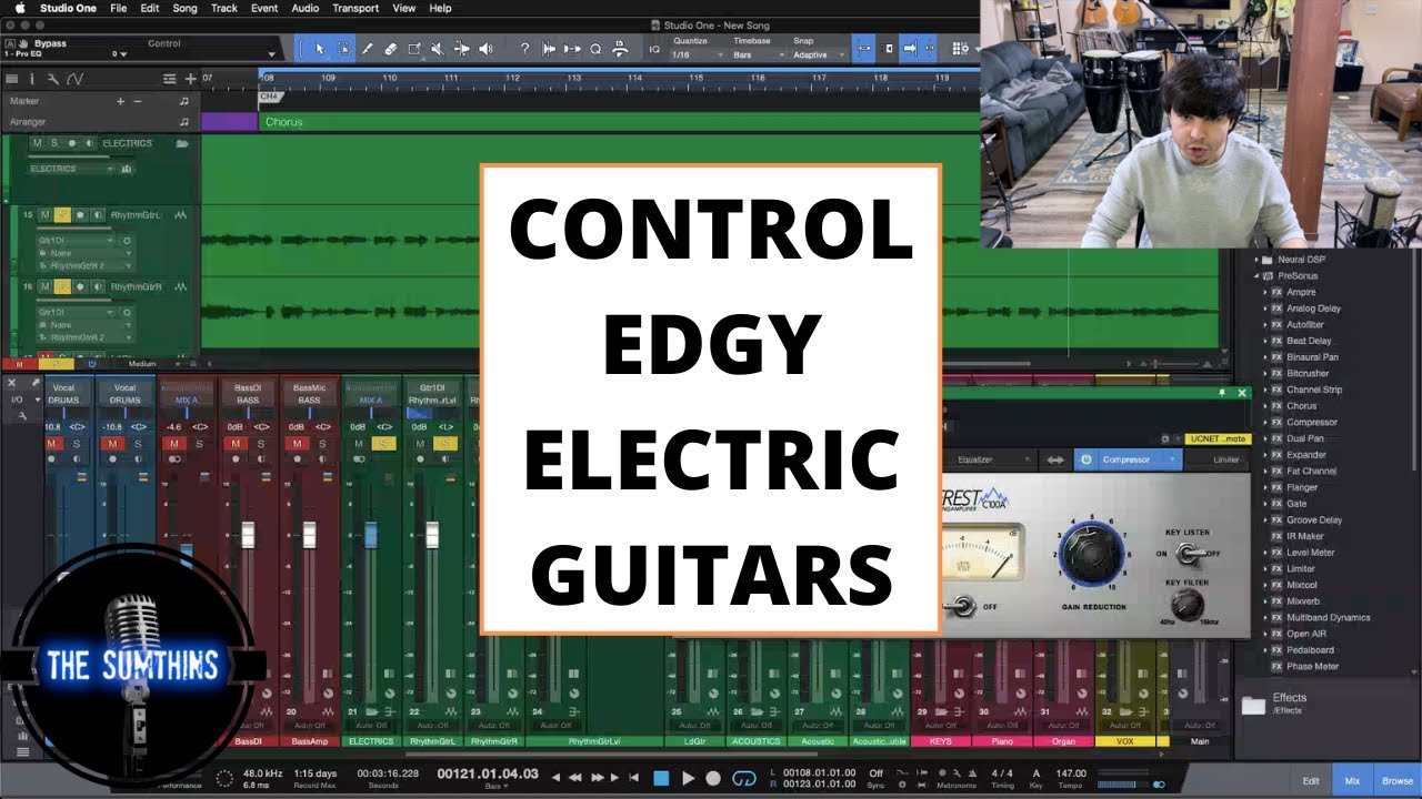 How To Control EDGY Electric GUITARS In Your Mix
