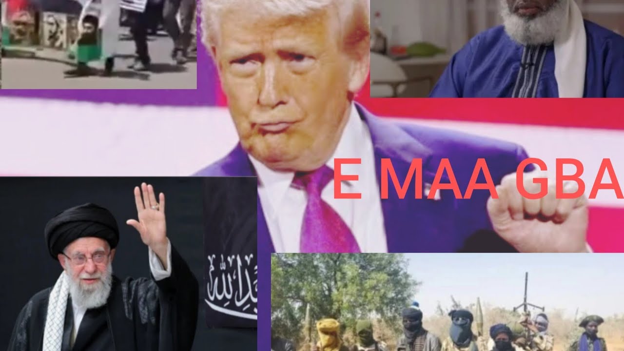 O TUN SELE TRUMP TI SORO, E SI MAA RIRAN WO, IKU RERE NI AARE IRAN KU..GUMI SORO.