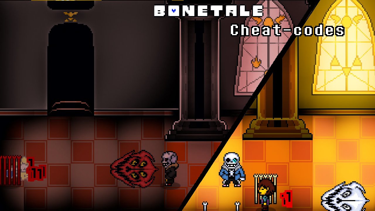 Bonetale 1.4.2 Walkthrough #1 - Sans (+All Cheat Codes)