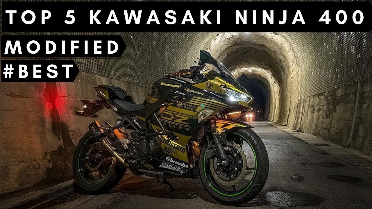 Ninja 400 - 5 Amazing Kawasaki Ninja 400 Modified in India | Bigmodz