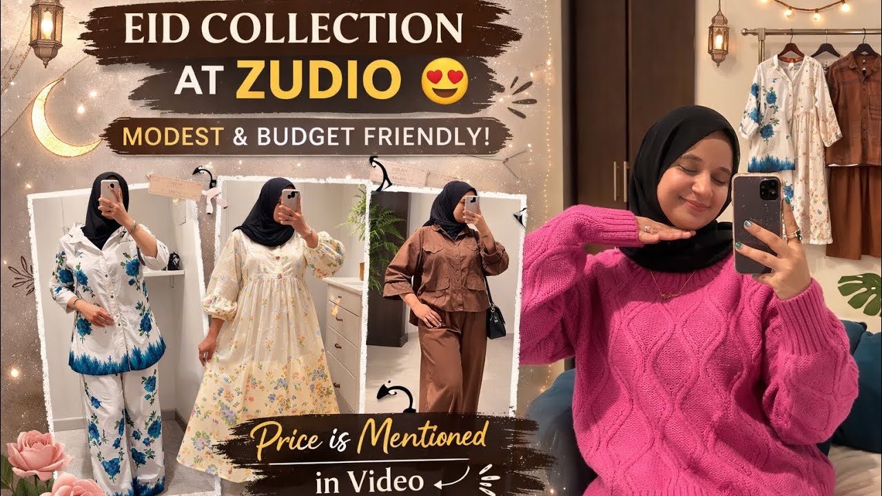 Zudio Eid Collection Haul 🌙✨ Modest & Affordable Outfit Finds 