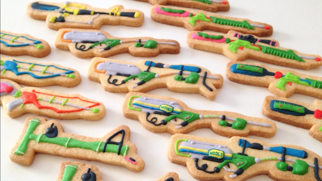 【Splatoon】main weapon icing cookies (5/6) - ブキアイシングクッキー作ってみた