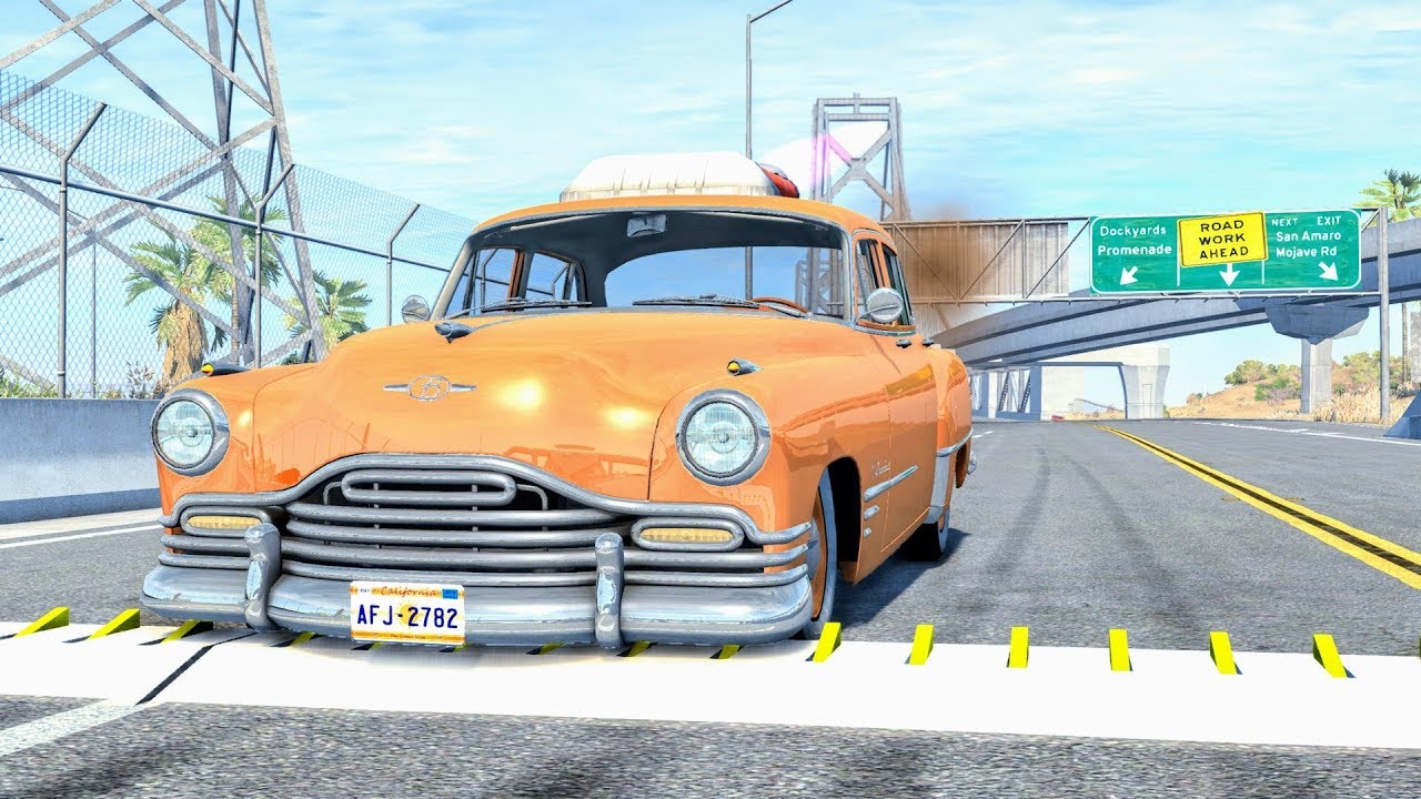 Spike Strip High Speed Crashes #42 – BeamNG Drive | CrashBoomPunk