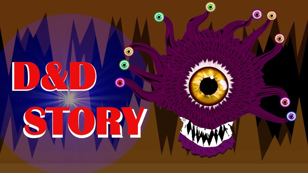Narrated Animated D&D Story: Epic Beholder Battle!