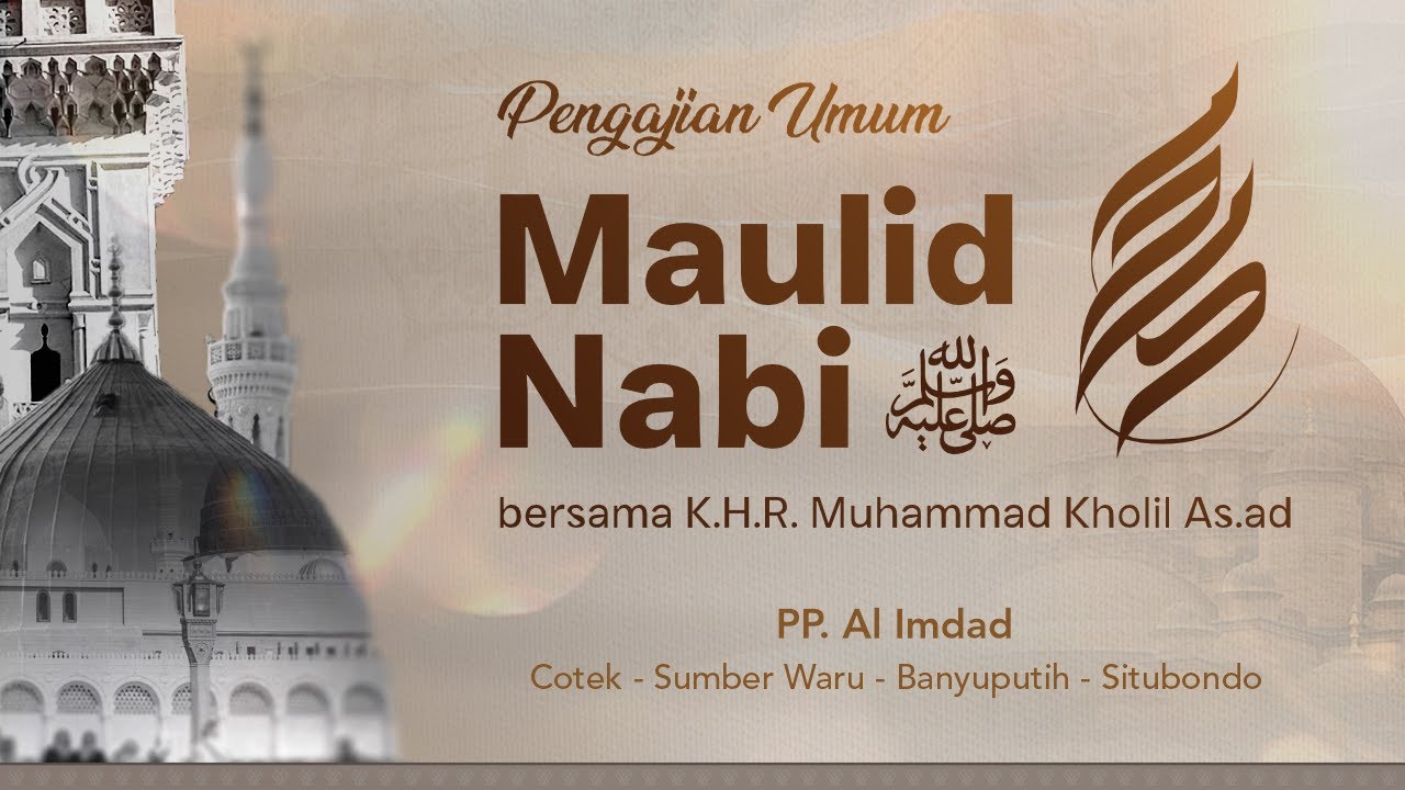 🔴 LIVE MAULID NABI MUHAMMAD ﷺ PP. AL IMDAD SUMBERWARU - BANYUPUTIH - SITUBONDO (30/08/2025)