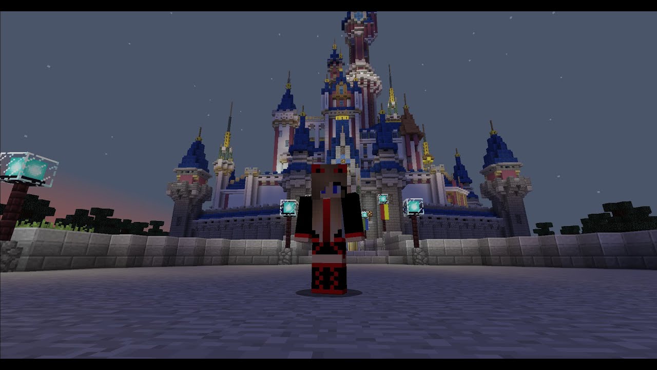 Disney lend в майнкрафте? Нету входа? :D Смотрим карту Disney castle  Hybrid