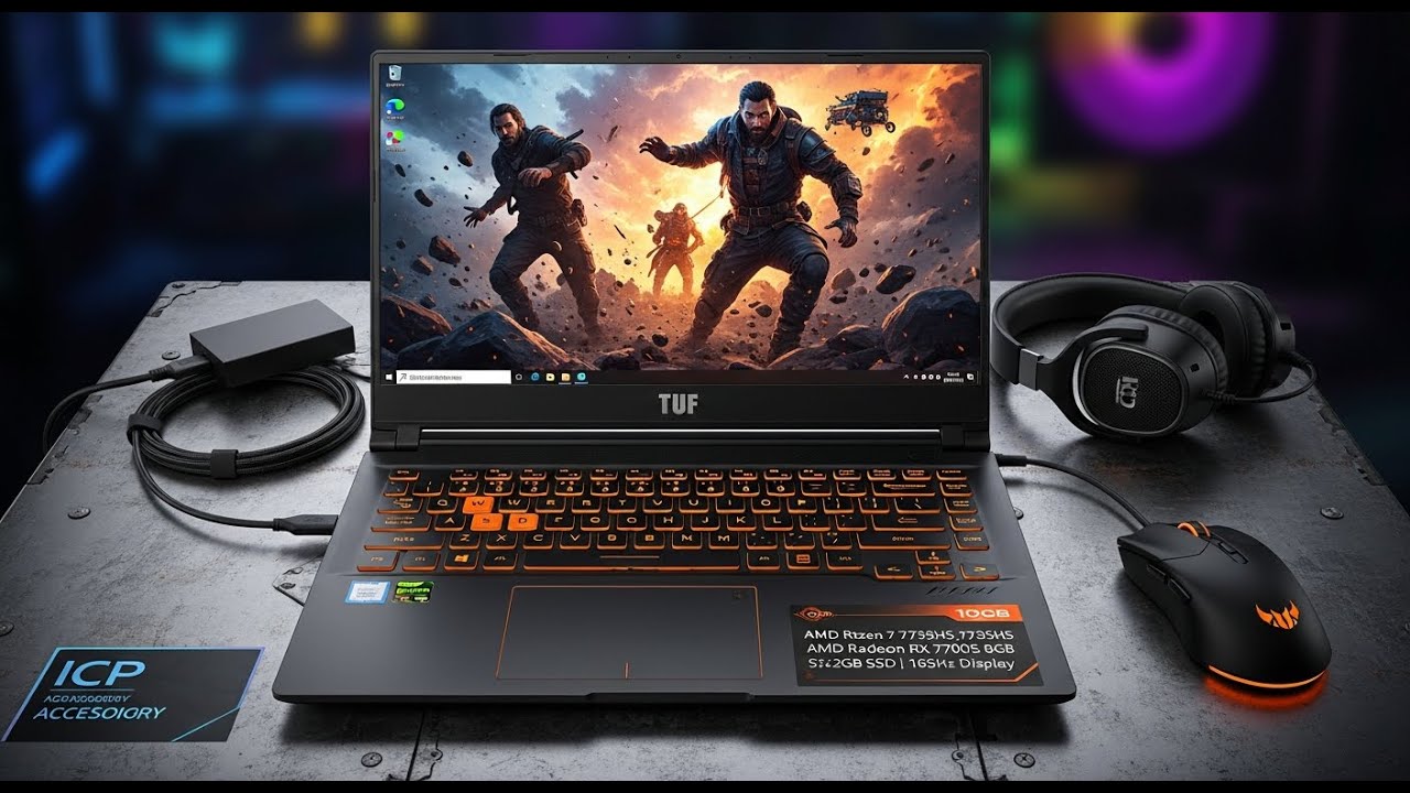 Обзор ASUS TUF A16 ⚡ RX 7700S против RTX 4060 | Игровой ноутбук 165 Гц