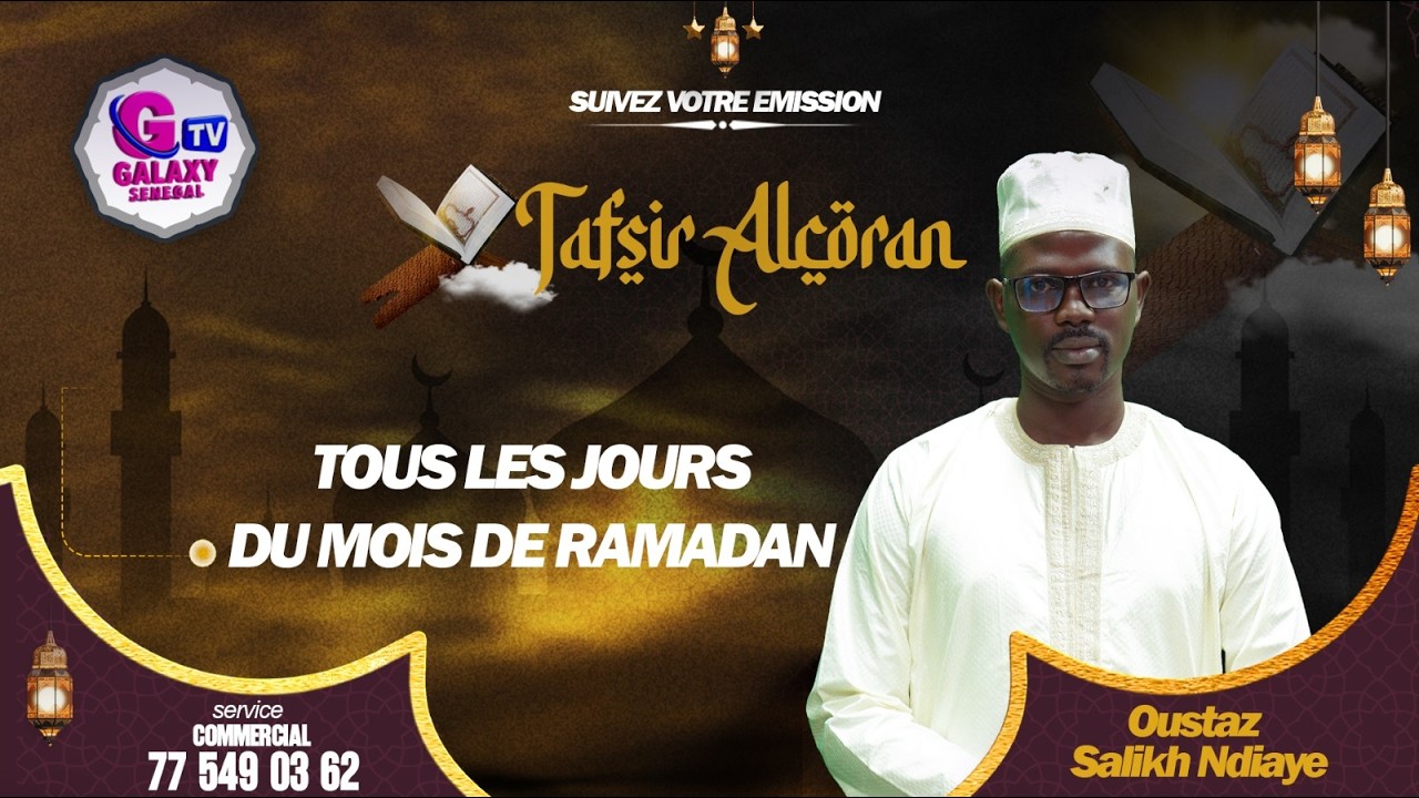 🔴[DIRECT ] TAFSIR AL QURAN DU 09 MARS 2026 AVEC OUSTAZ SALIKH NDIAYE