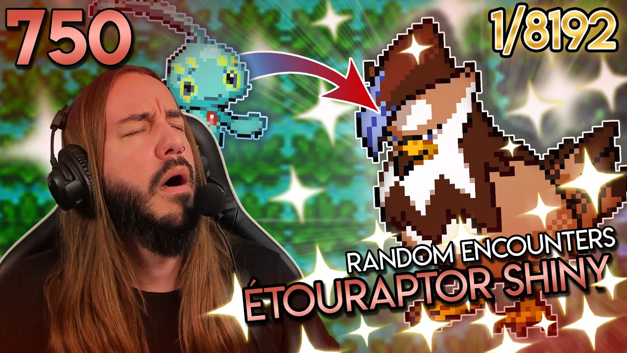 ETOURAPTOR SHINY SUR LA SHASSE DE MANAPHY (STARAPTOR) | LIVE REACTION | Pok&eacute;mon Platine