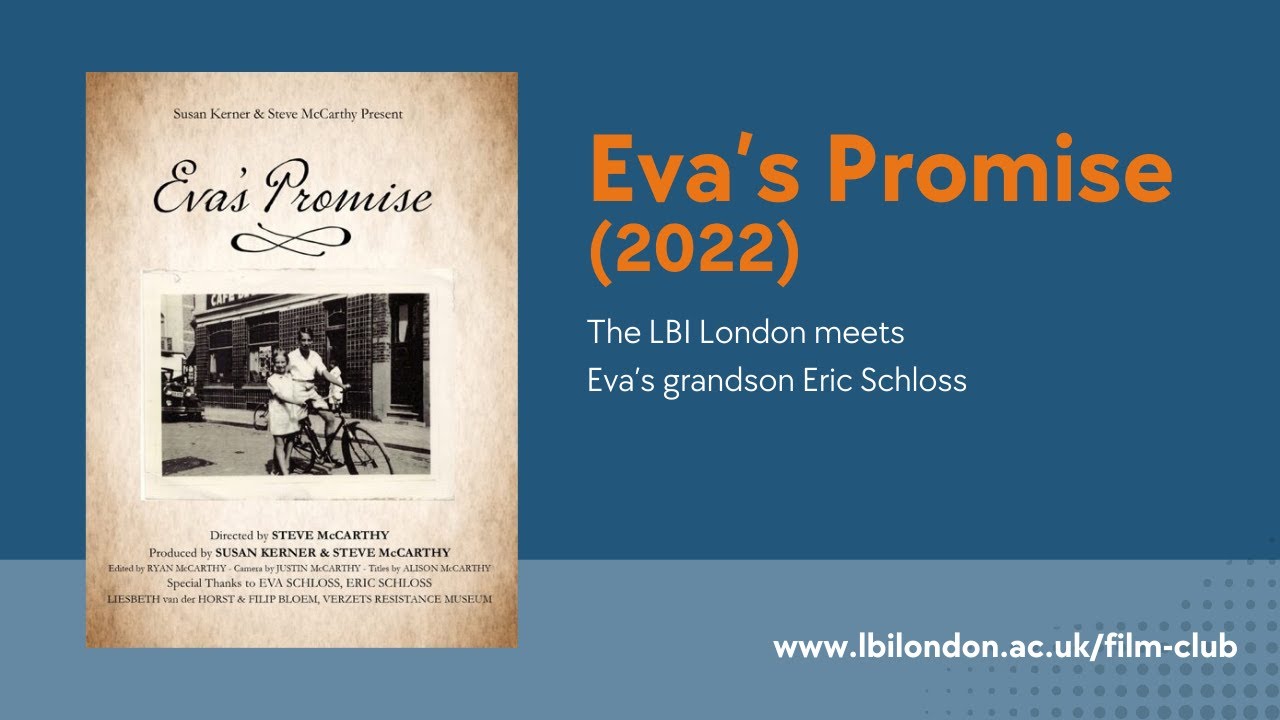Eva’s Promise: Interview with Eric Schloss, Grandson of Eva Schloss | LBI London Film Club