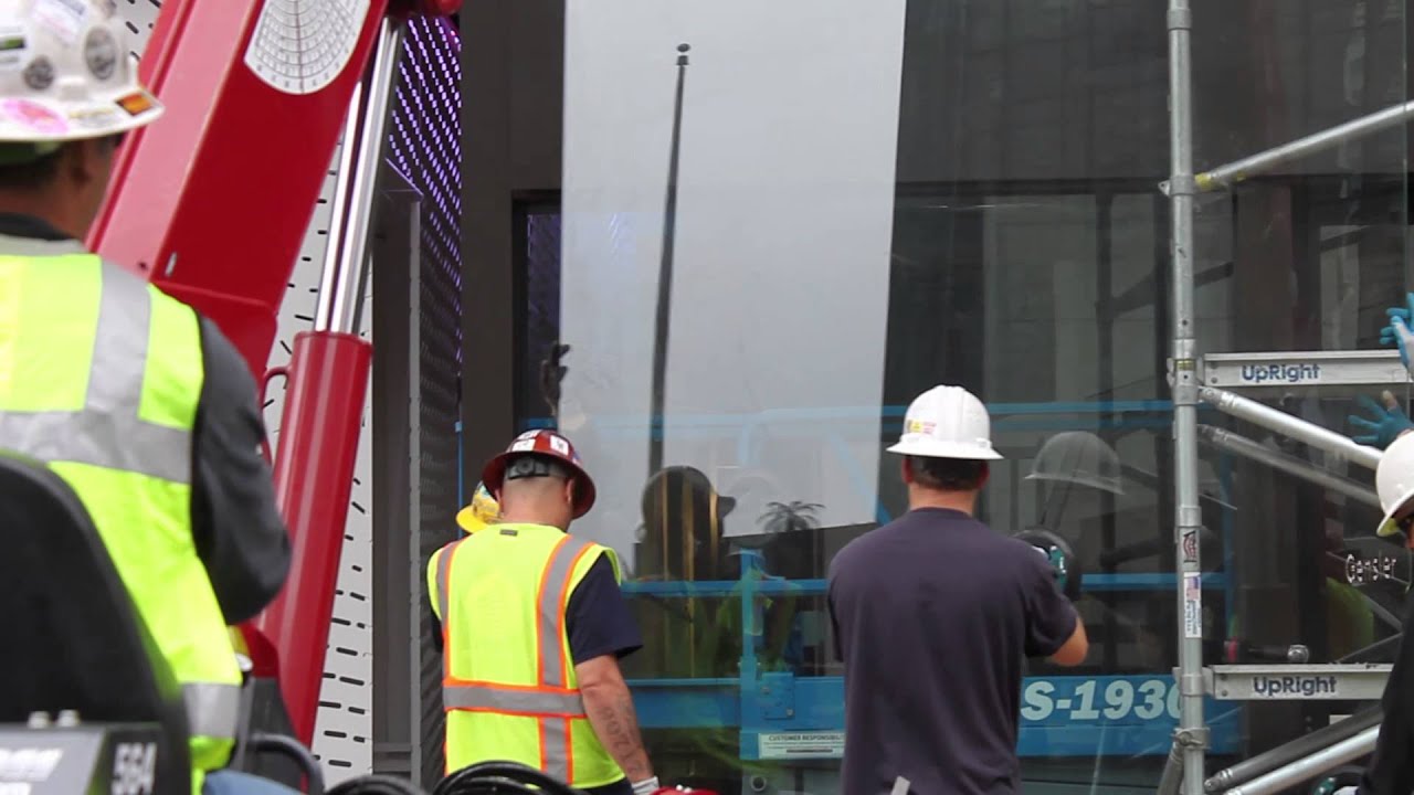 How We Install an Oversized Glass Window