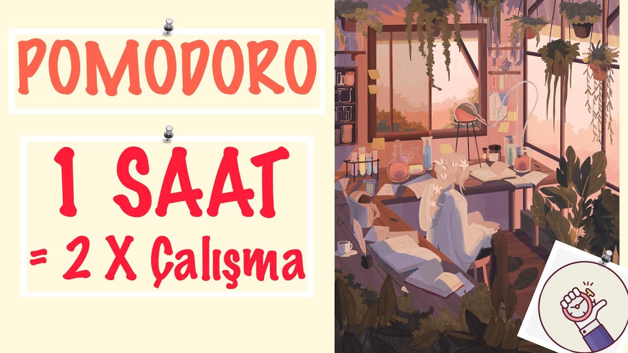 POMODORO SAATİ (SAYACI) ⏰ 2x25  (SESSiZ)