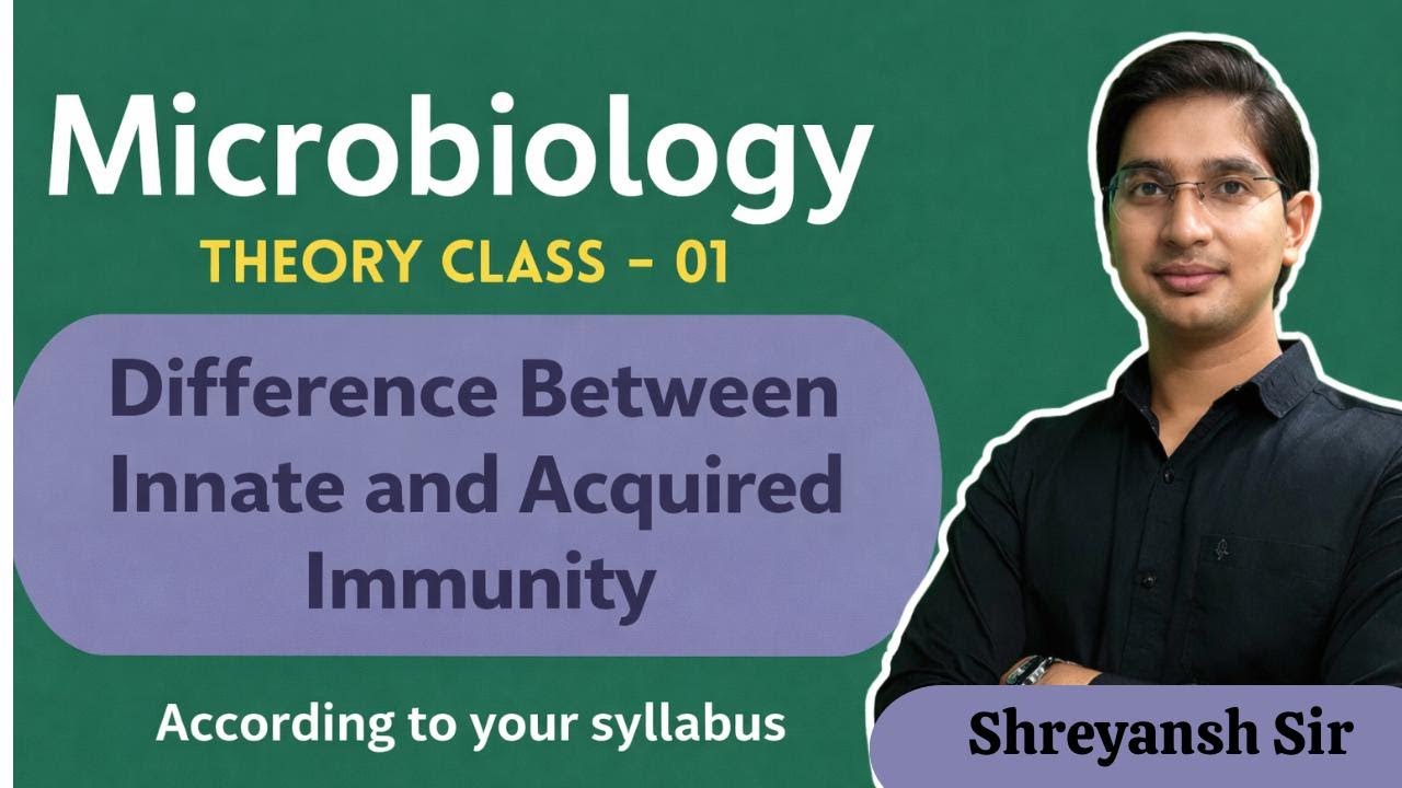 Difference B/W  Innate and Acquired  IMMUNITY #microbiology #medico #immunity