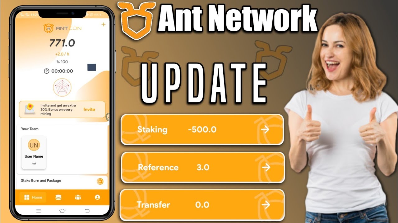 Ant Network New update | Ant coin transfer | antnetwork reference | Ant network coin staking