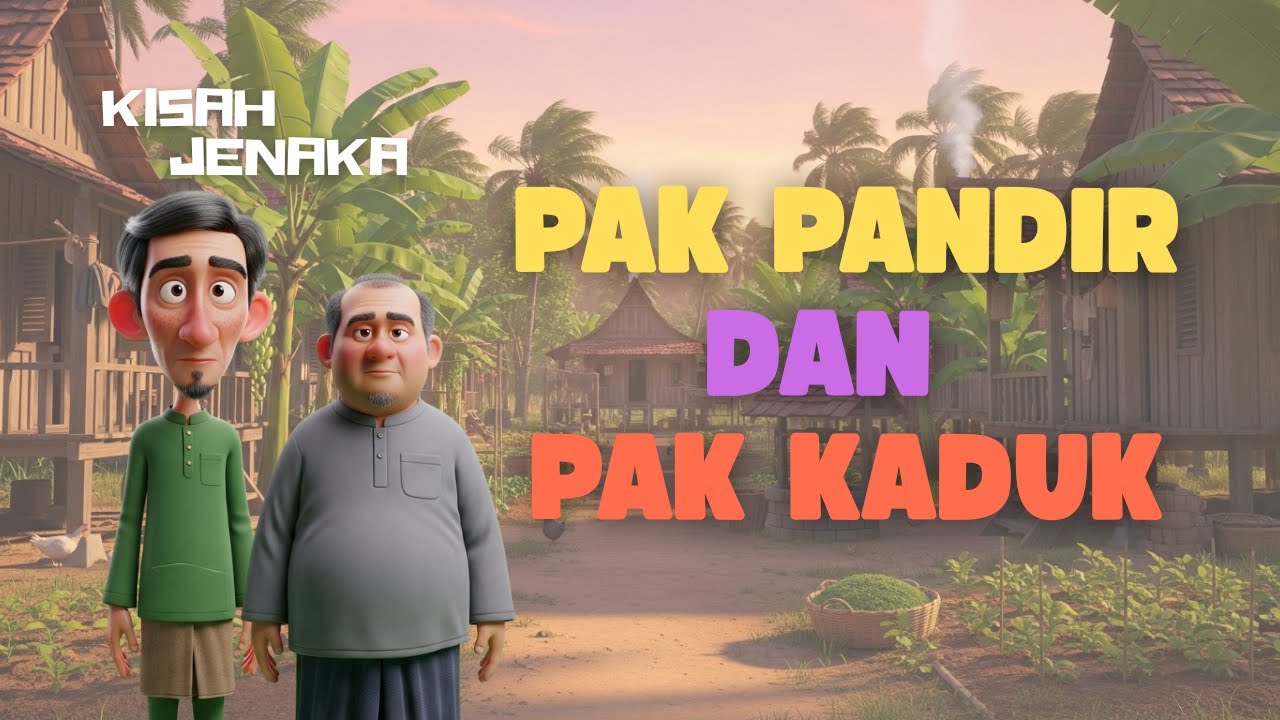 Kisah Pak Pandir Dan Pak Kaduk | Cerita Kanak Kanak | Kisah Klasik Teladan | Kartun Kanak Kanak