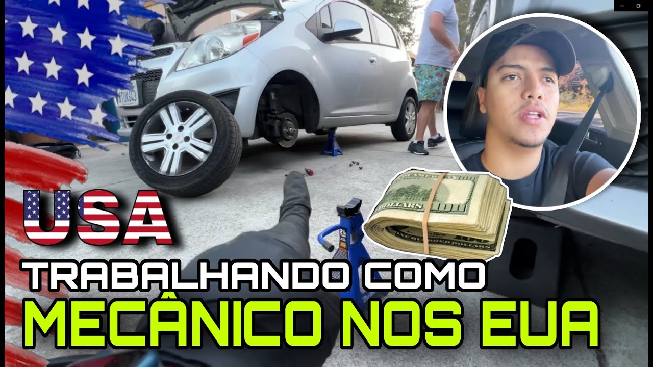 FIZ UM BOM DINHEIRO TRABALHANDO COMO MECÂNICO │ ESTADOS UNIDOS CALIFÓRNIA