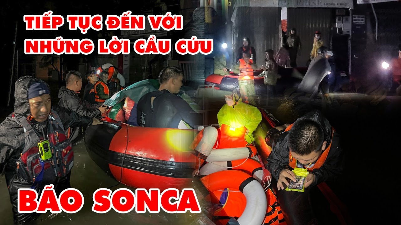 Bão số 5 SONCA #6 | 8Sang tiếp tục đến những nơi gửi lời cầu cứu của bà con Đà Nẵng