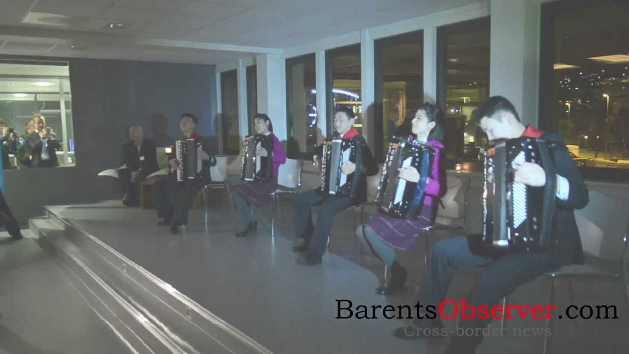 North Korean "Take on me", live in Kirkenes