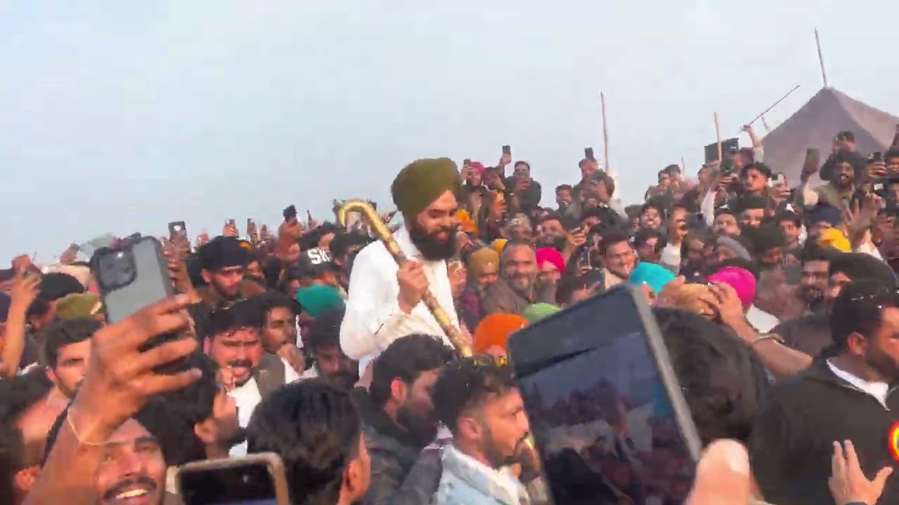 Talwandi Sabo ghodeyan de mele te khedi wale babe di entry Punjab singar de naal