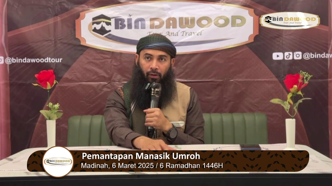 Pemantapan Manasik Umroh Awal Ramadhan 1446 H Bersama Ust. Dr. Syafiq Riza Basalamah, Lc., MA.