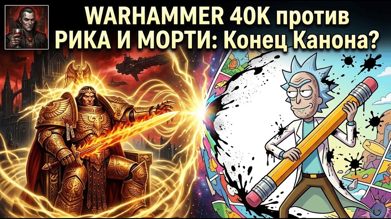 WARHAMMER 40,000 против РИКА И МОРТИ: Сможет ли Император остановить Реткона?