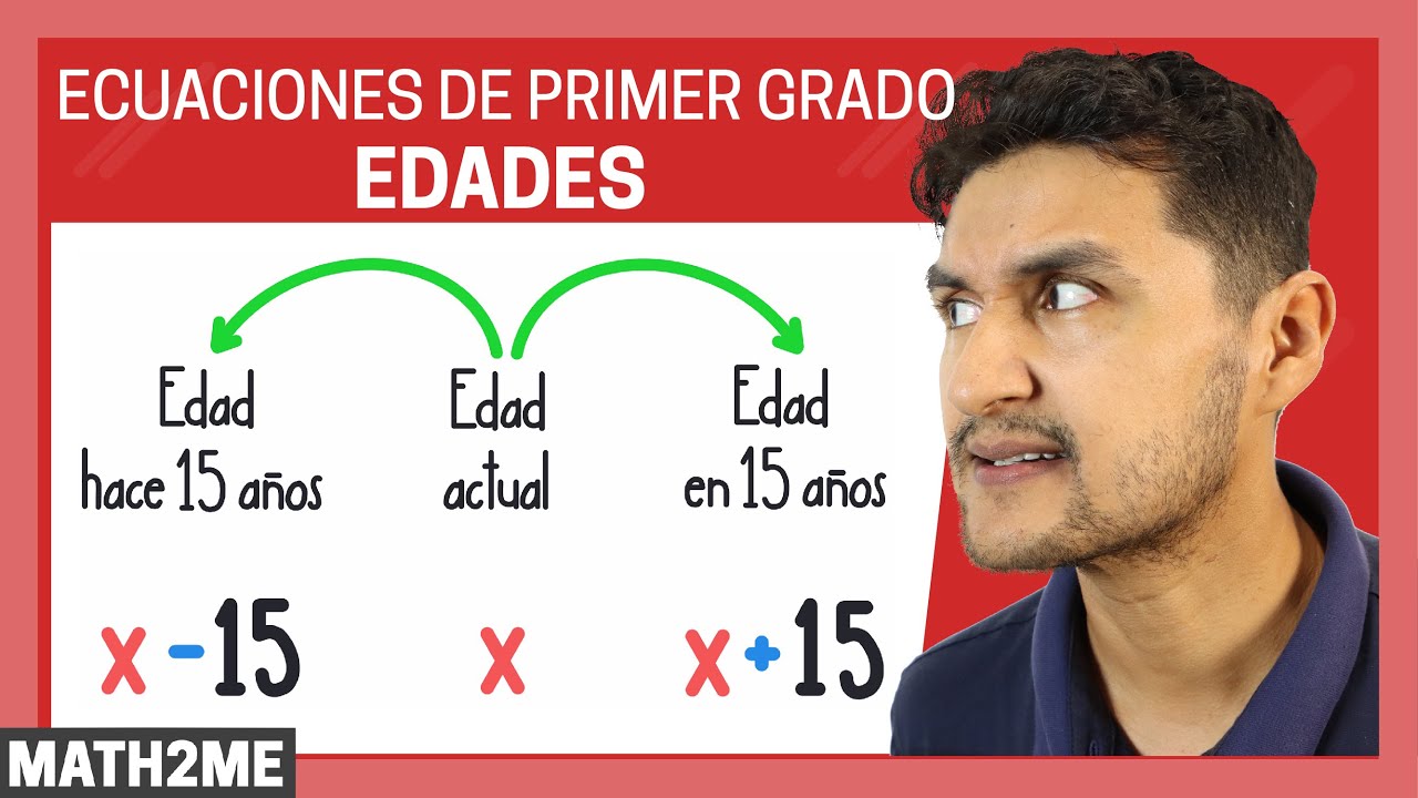 Problemas de Ecuaciones de Primer grado - Edades