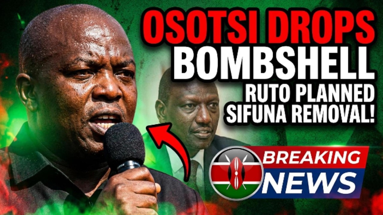 ‘Sifuna Removal Was Planned by Ruto!’ — Osotsi Drops Bombshell#odm #politics