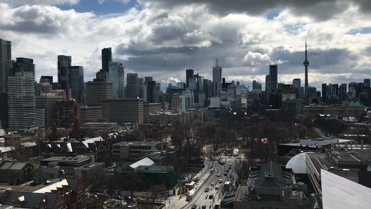 “A Mostly Cloudy, Partly Sunny March Afternoon in Toronto.”