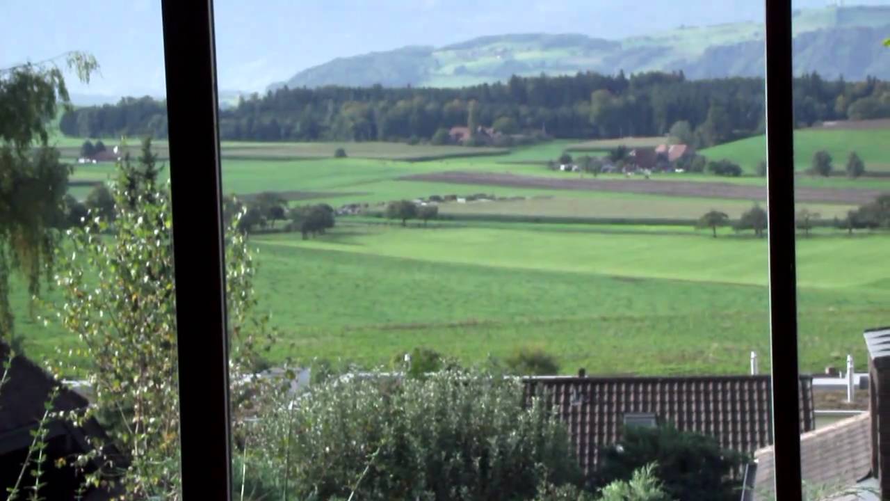 Fuji S1800 Finepix zoom test from sunroom 720HD Worb Switzerland