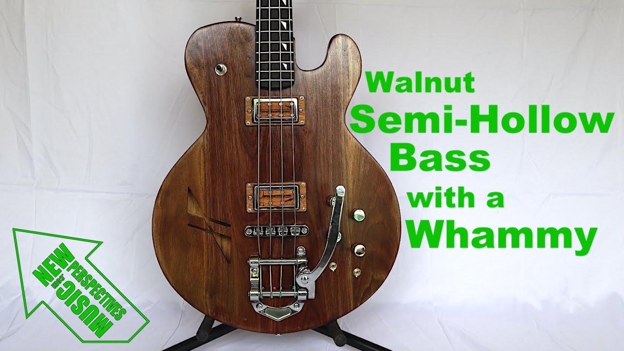 Semihollow Archtop Bass with a Whammy