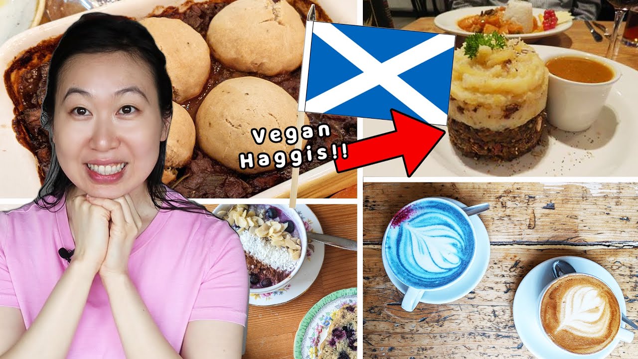 BEST VEGAN RESTAURANTS IN EDINBURGH SCOTLAND!!